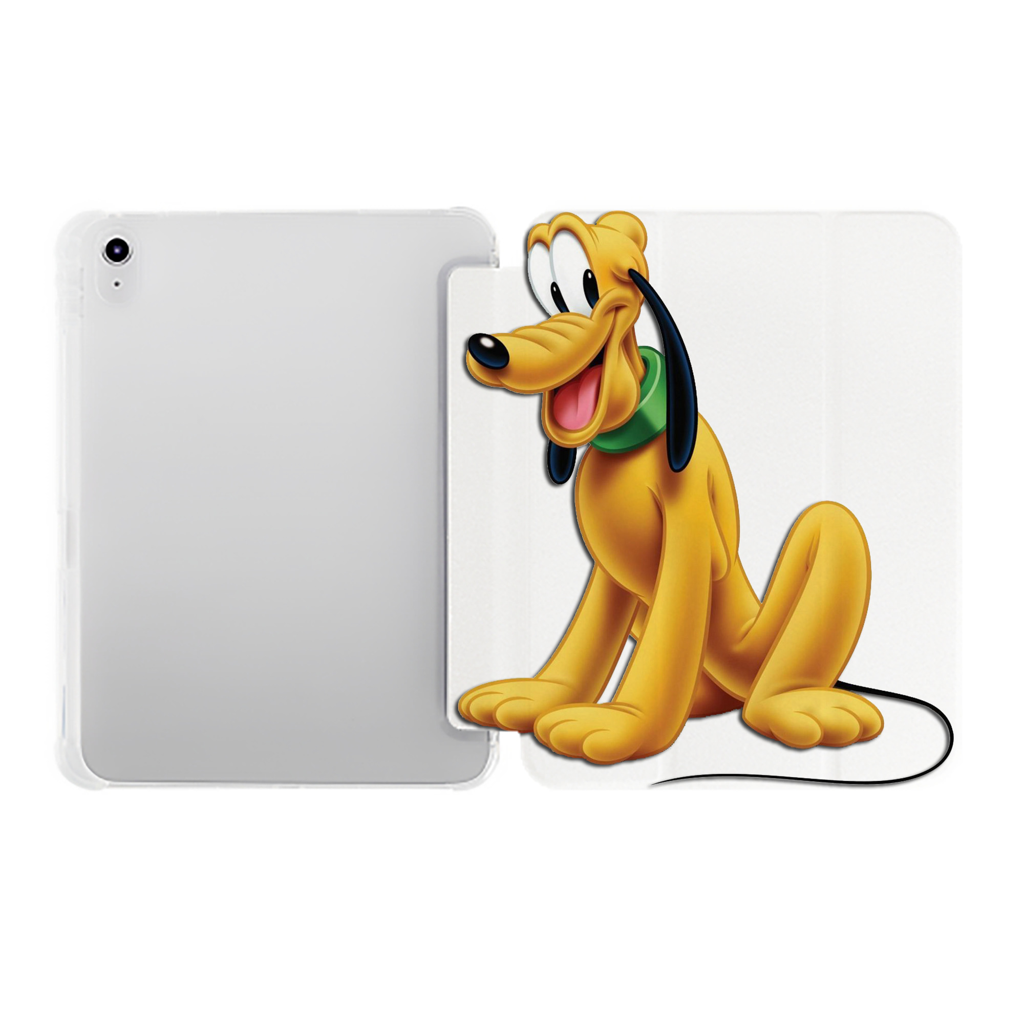 （画像用） ミッキーマウス Mickey Mouse IPad ケース ペン収納付き 三つ折りスタンド PUレザー×シリコン 対応機種9.5/10.5/10.9インチ